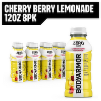 Bodyarmor Zero Sugar Cherry Berry Lemonade Sports Drink Bottles - 96 Fluid Ounce