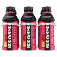 Bodyarmor Strawberry Banana Sports Drink Bottles - 16 Fluid Ounce - 6 Count