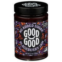 Good Good Blackberry No Added Sugar Jam - 12 Ounce