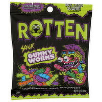 Rotten Multi Gummy Worms Single Serve, Sour - 1.8 Ounce
