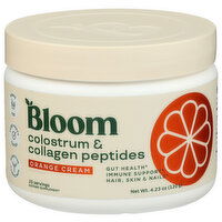 Bloom Nutrition Orange Cream Colostrum & Collagen Peptides - 4.23 Ounce