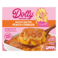 Dolly Parton 's Biscuit Batter Peach Cobbler Family Size Frozen Dessert - 32 Ounce