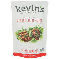 KEVIN's Natural Foods Classic Taco Sauce Paleo, Keto - 7 Ounce