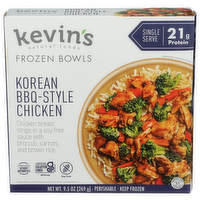 kevin's natural foods Gluten Free Korean BBQ Style Chicken Bowl - 9.5 Ounce