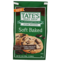 TATE's Bake Shop Dark Chocolate Chip Soft Baked Chunk Cookies - 8 Ounce