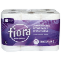 Fiora Lavender Soft + Strong Bath Tissue - 12 Count