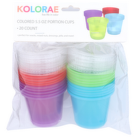 Kolorae Colored Portion Cups - 0.275 Ounce - 20 Count