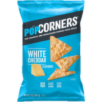 PopCorners Popped Corn Snacks White Cheddar Flavored - 7 Ounce