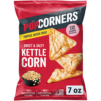PopCorners Kettle Corn Popped-Corn Snacks Sweet & Salty - 7 Ounce