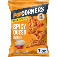 PopCorners Popped-Corn Snacks Spicy Queso Flavored - 7 Ounce