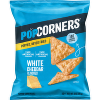 PopCorners Popped-Corn Snacks White Cheddar Flavored - 3 Ounce