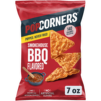 PopCorners Popped Corn Snacks Smokehouse BBQ Flavored - 7 Ounce