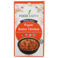 Food Earth Organic Butter Chicken Simmer Sauce - 5.29 Ounce - 2 Count