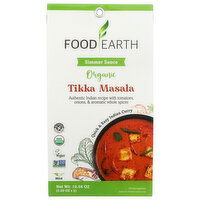 Food Earth Organic Tikka Masala Simmer Sauce - 5.29 Ounce - 2 Count