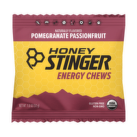 Honey Stinger Pomegranate Passionfruit Chews - 1.8 Ounce