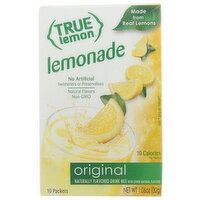 True Lemon Drink Mix Original Lemonade - 0.106 Ounce - 10 Count