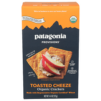 Patagonia Provisions Vegan Organic Cheddar Cheeze Crackers - 4.4 Ounce