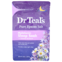 Dr Teal's Melatonin Sleep Soak Pure Epsom Salt - 3 Pound