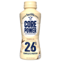 Core Power Vanilla Protein Shake Bottle - 14 Fluid Ounce