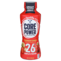Core Power Protein Shake, Strawberry Banana, 26G Bottle - 14 Fluid Ounce