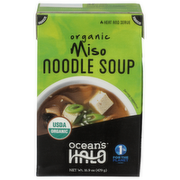 OCEAN's Halo Organic Miso Udon Noodle Soup - 16.9 Ounce