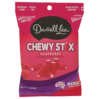Darrell Lea Raspberry Sour Candy Stix Chewy - 7 Ounce