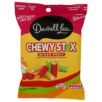 Darrell Lea Mixed Flavor Sour Candy Stix Chewy - 7 Ounce