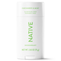 Native Deodorant Cucumber & Mint - 2.65 Ounce