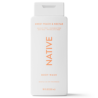 Native Body Wash Sweet Peach & Nectar - 18 Ounce