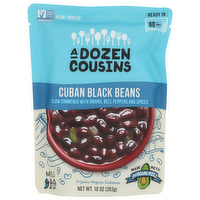 A Dozen Cousins Mild Cuban Black Beans - 10 Ounce