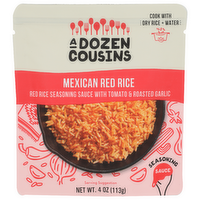 A Dozen Cousins Red Rice Seasoning Sauce With Tomato & Roasted Garlic Mexican - 4 Ounce