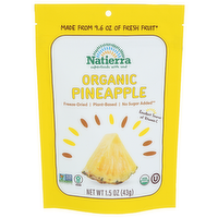Natierra Oineapples Freeze-Dried Pineapples Organic - 1.5 Ounce