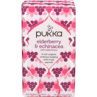 Pukka Elderberry & Echinacea Organic Herbal Tea - 0.071 Ounce - 20 Count