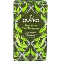 Pukka Supreme Matcha Green Organic Herbal Tea - 0.053 Ounce - 20 Count
