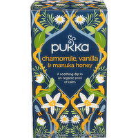 Pukka Chamomile, Vanilla, & Manuka Honey Organic Herbal Tea - 0.056 Ounce - 20 Count