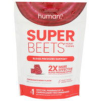 Humann Pomegranate Berry Superbeets Soft Chews - 60 Count