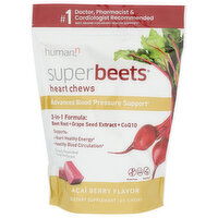 Humann Acai Berry Chew Superbeets Heart Chews Advanced - 60 Count