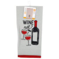 Mu Kitchen Wine Not Designer Dishtowel - 1 Each