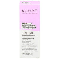 ACURE Radically Rejuvenating Spf 30 Day Cream With Turmeric, Ferulic Acid & Vitamin C, For Age Performance - 1.7 Fluid Ounce