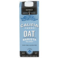 Califia Farms Oat Barista Blend Milk Oatmilk Dairy Free - 32 Fluid Ounce