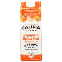 Califia Farms Pumpkin Spice Barista Oat Milk Blend - 32 Fluid Ounce