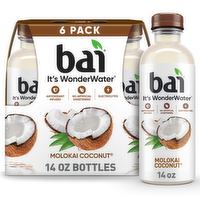 Bai Antioxidant Infused Water Beverage Molokai Coconut - 2.333 Fluid Ounce - 6 Count