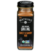 Watkins Organic Sweet And Savory Rub Gourmet Grilling, Sweet & Savory - 3.6 Ounce