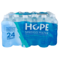 Hope Springs Water Purified Drinking - 16.9 Fluid Ounce - 24 Count