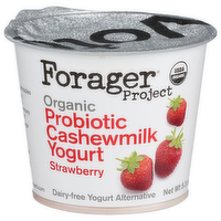 Forager Project Strawberry Cashewmilk Yogurt - 5.3 Ounce