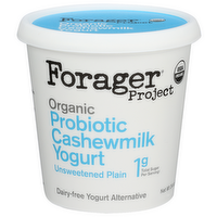 Forager Project Unsweetened Plain Cashewmilk Yogurt - 24 Ounce