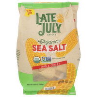 Late July Snacks Organic Tortilla Chips Restaurant Style Sea Salt - 10.1 Ounce