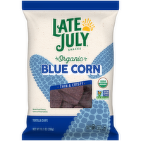 LATE JULY  Organic Blue Corn Tortilla Chips - 10.1 Ounce