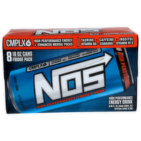 Nos Energy Drink - 16 Fluid Ounce - 8 Count