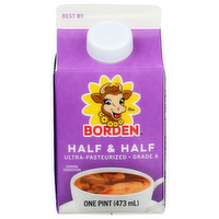 Borden Half and Half - 1 Pint